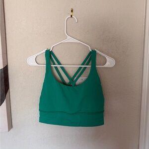 lululemon athletica Teal Green Strappy Sports Bra
